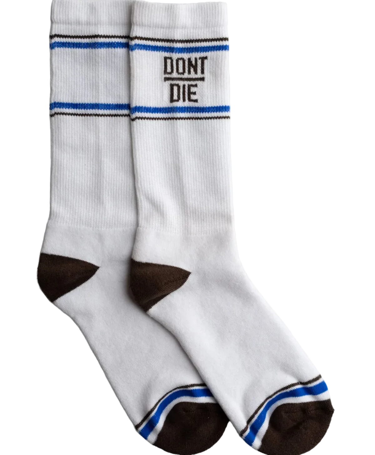 Iron & Resin Good Luck Sock, White