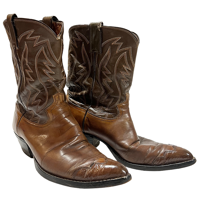 Two-Tone Cowboy Boots