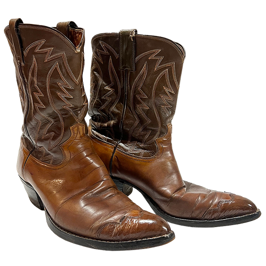 Two-Tone Cowboy Boots