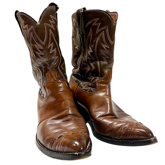 Two-Tone Cowboy Boots