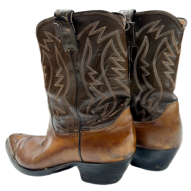 Two-Tone Cowboy Boots