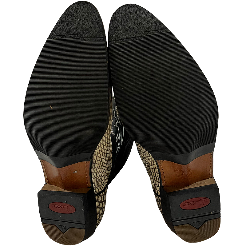 Snake Pattern Cowboy Boots