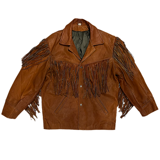 Fringed Leather Jacket