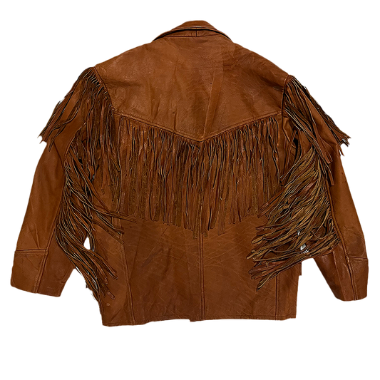 Fringed Leather Jacket