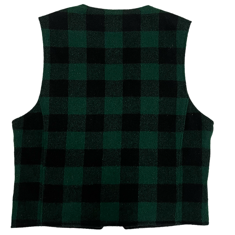 1990s White Tab Wool Vest