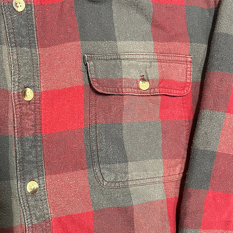 Sherpa-Lined Flannel Shirt