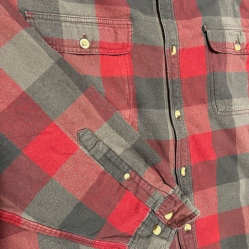 Sherpa-Lined Flannel Shirt