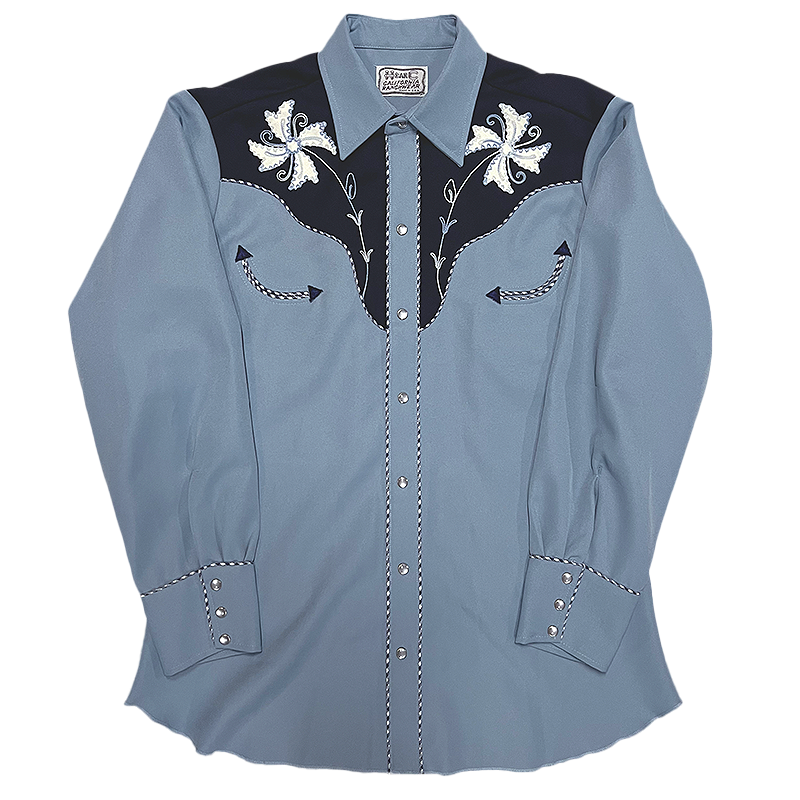 1970s Embroidered Western Shirt