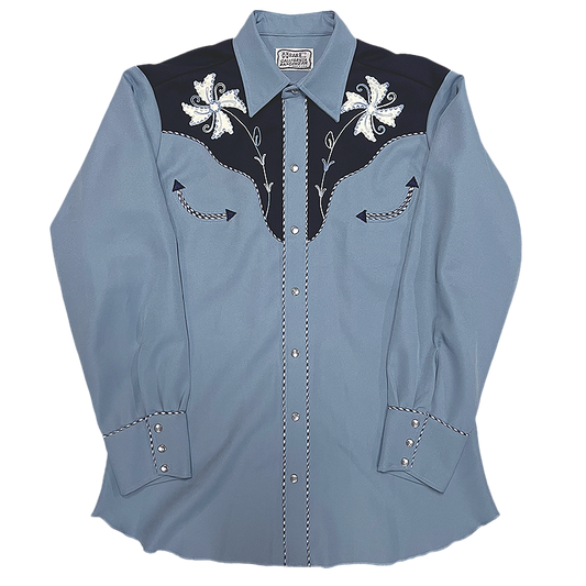 1970s Embroidered Western Shirt