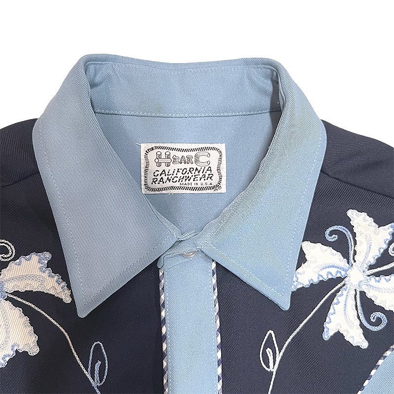 1970s Embroidered Western Shirt