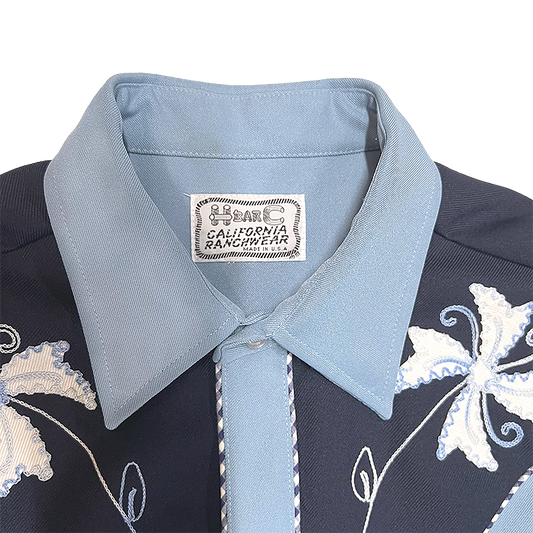 1970s Embroidered Western Shirt