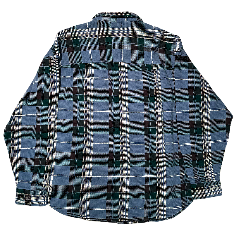 Wrangler Heavy Flannel Shirtjacket from the back