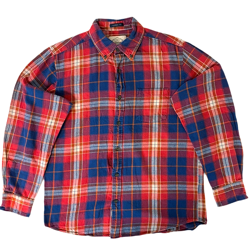 Button-Down Flannel Shirt