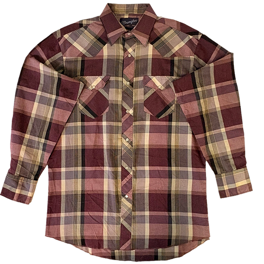 1990s Western Shirt, X-Long Tails