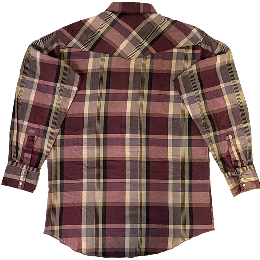 1990s Western Shirt, X-Long Tails