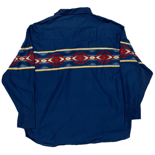 1990s Aztec Western Shirt