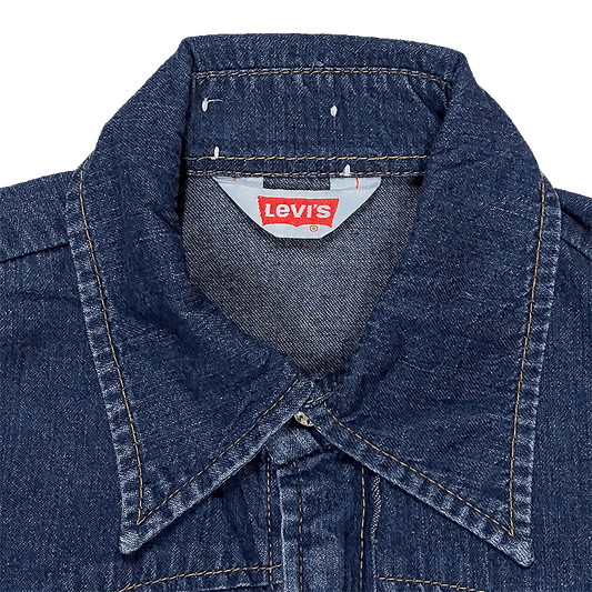 1977 Orange Tab Western Denim Shirt