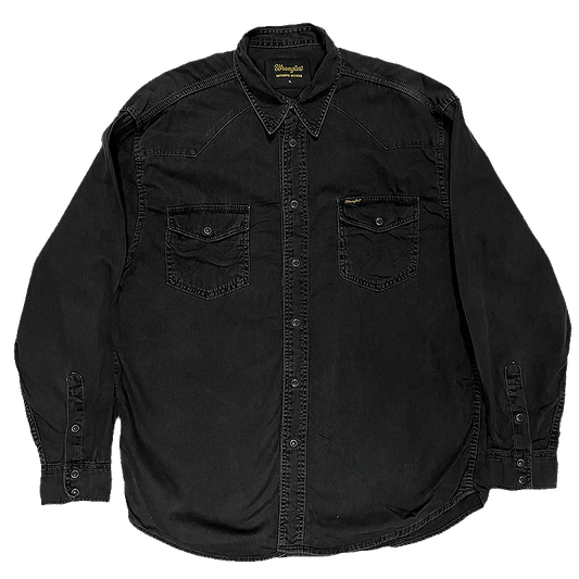 Black Denim Western Shirt