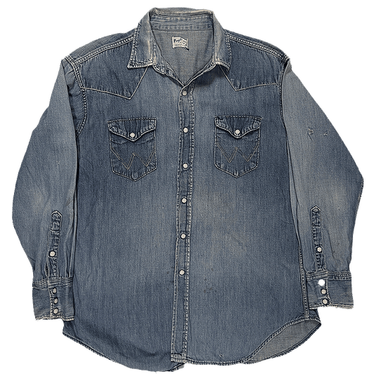 1970s US-Made Western Denim Shirt