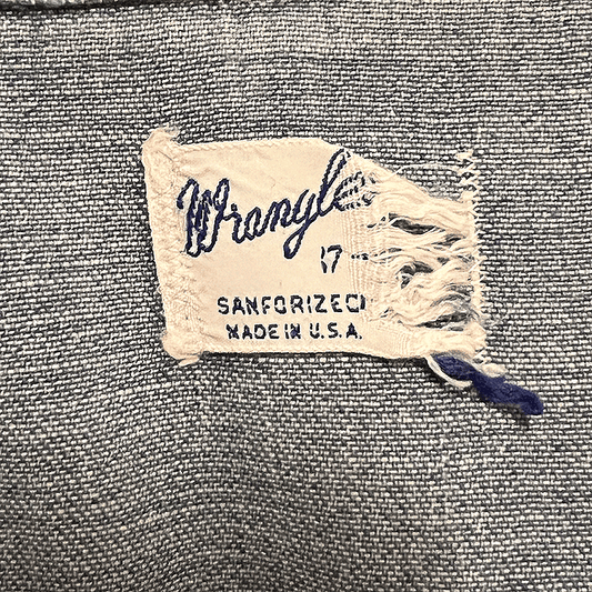 1970s US-Made Western Denim Shirt
