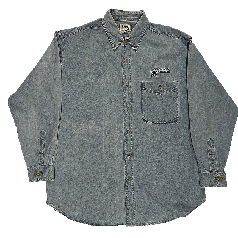 Dallas Cowboys Button-Down Denim Shirt