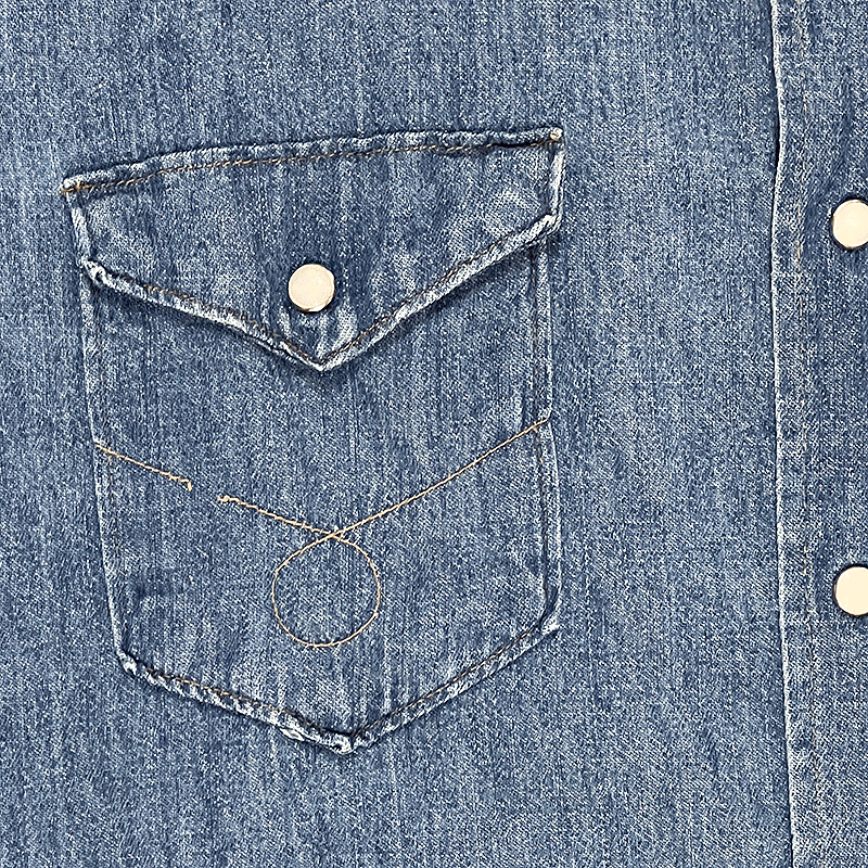 !Rare! 1960s US-Made Western Denim Shirt