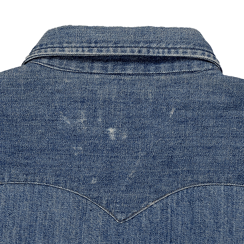 !Rare! 1960s US-Made Western Denim Shirt
