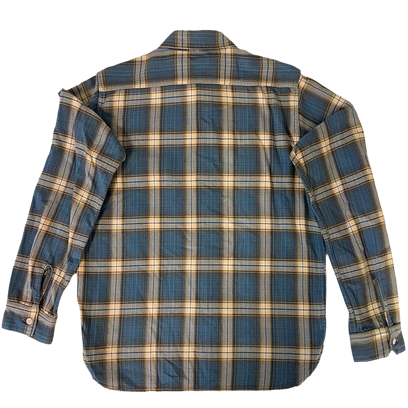 8HU Flannel Work Shirt Made In Japan