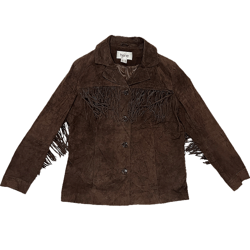 Women's Fringed Suede Jacket