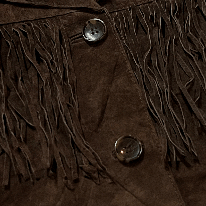 Women's Fringed Suede Jacket