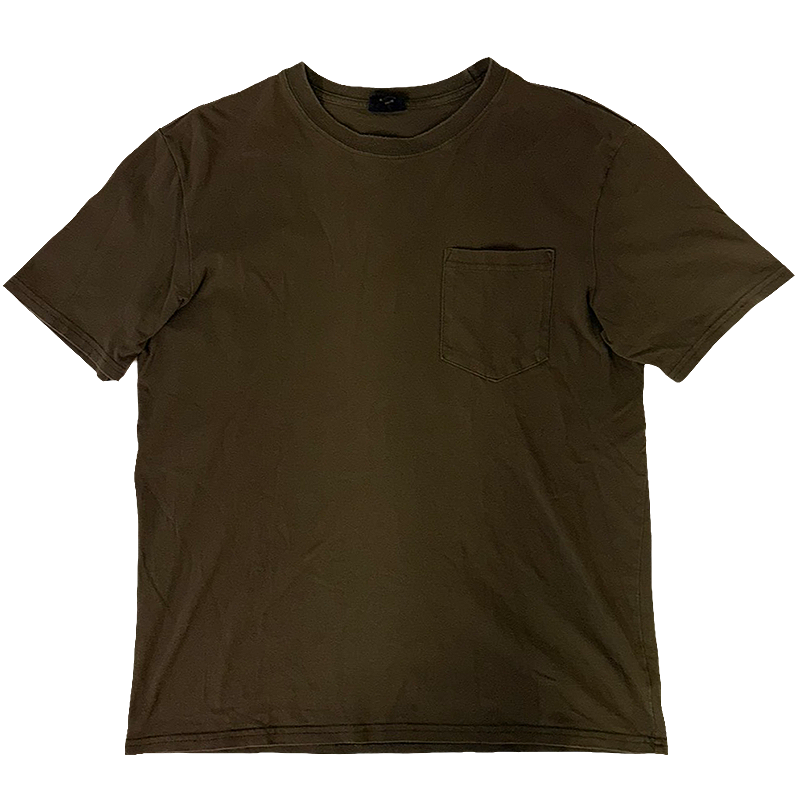 Frontier Pocket T-Shirt In Dark Olive