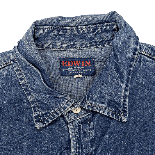 1980s Western Denim Shirt