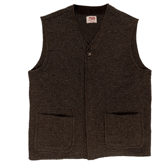 Wool Blend Vest Made In Italy