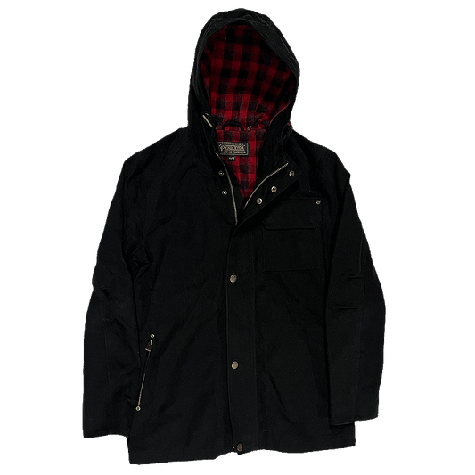 Wool-Lined Parka Coat
