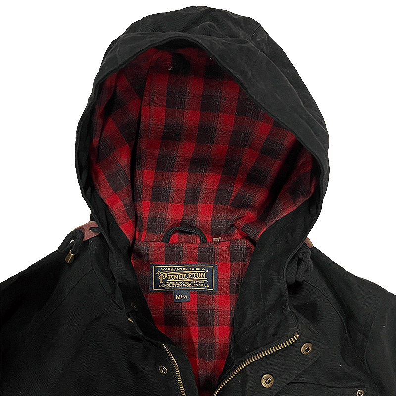 Wool-Lined Parka Coat