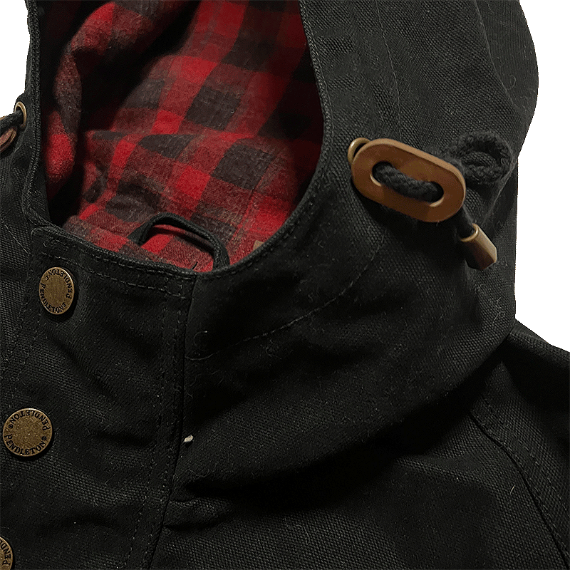 Wool-Lined Parka Coat