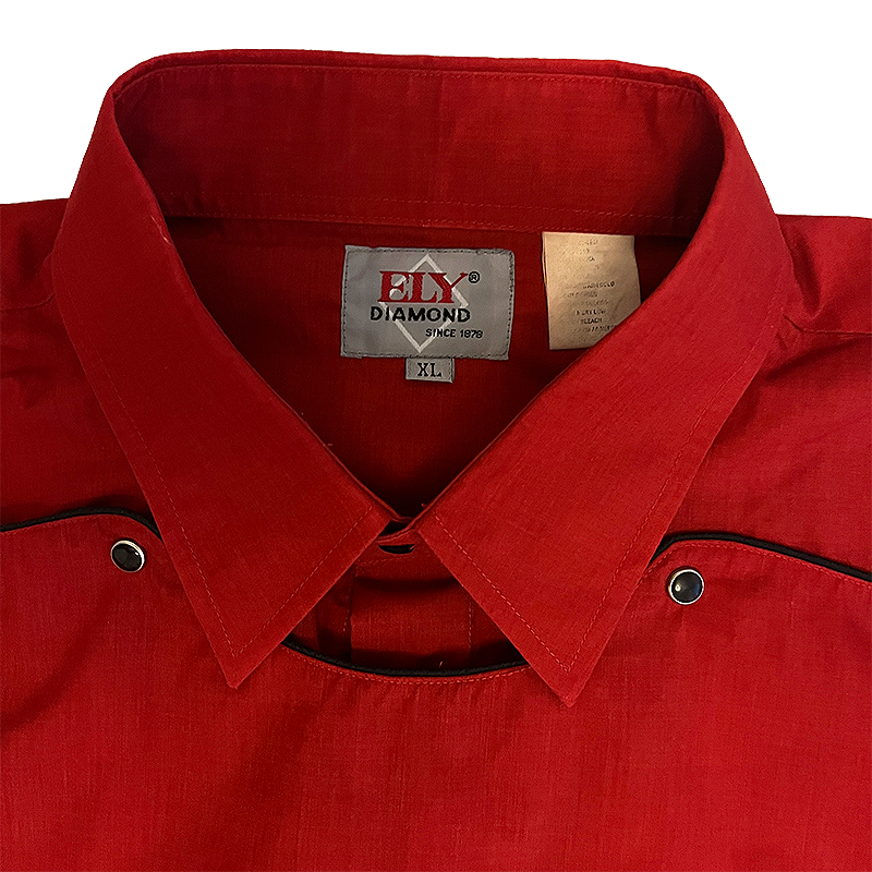 Bib-Front Western Shirt