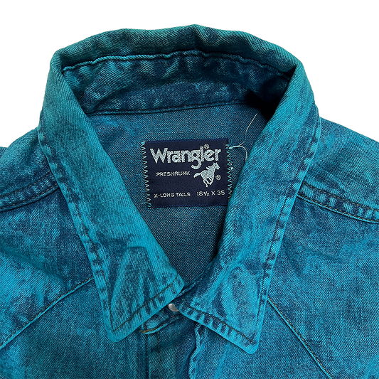 1990s Western Denim Shirt