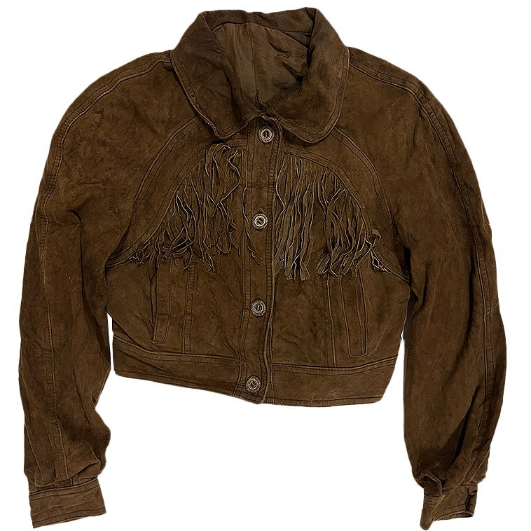 Women's Fringed Suede Jacket