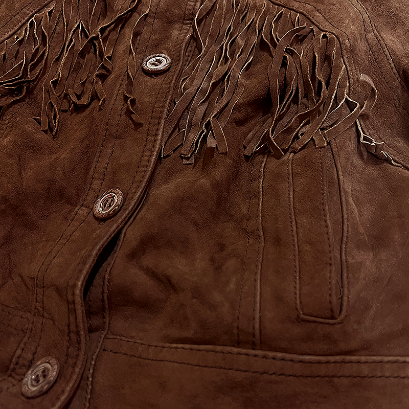 Women's Fringed Suede Jacket