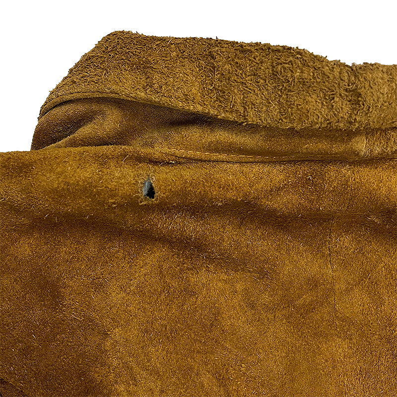 Women's Double-Brested Fringed Suede Jacket