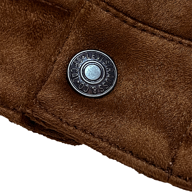 Faux-Suede Sherpa-Lined Trucker