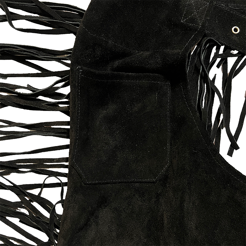 Women’s Fringed Suede Chaps