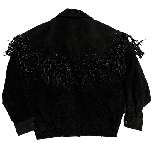 Women's Fringed Suede Jacket