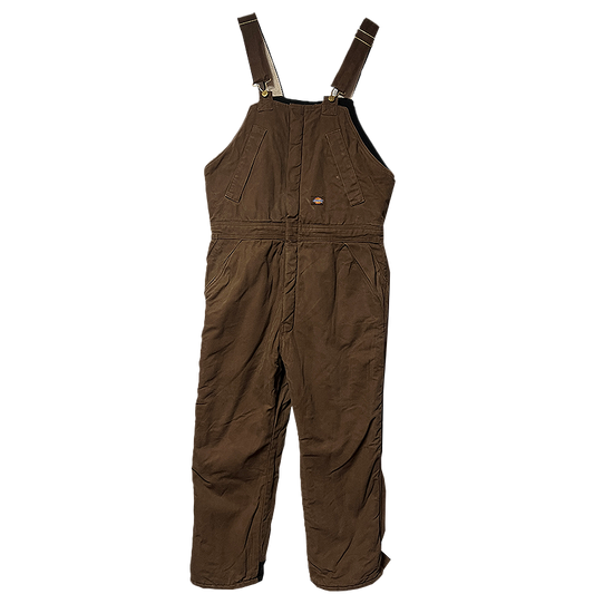 Fleece-Lined Duck Canvas Work Overall