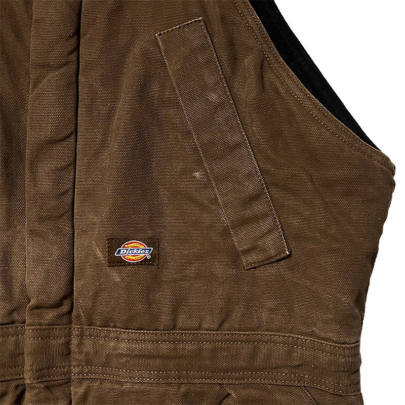 Fleece-Lined Duck Canvas Work Overall