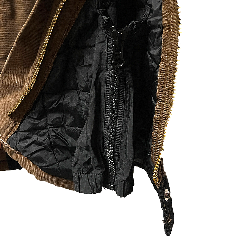 Fleece-Lined Duck Canvas Work Overall