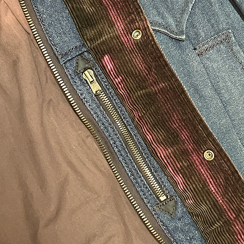 Lined Western Denim Jacket