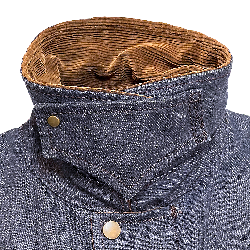 Lined Western Denim Jacket