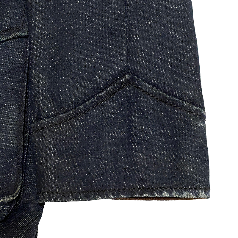 Lined Western Denim Jacket